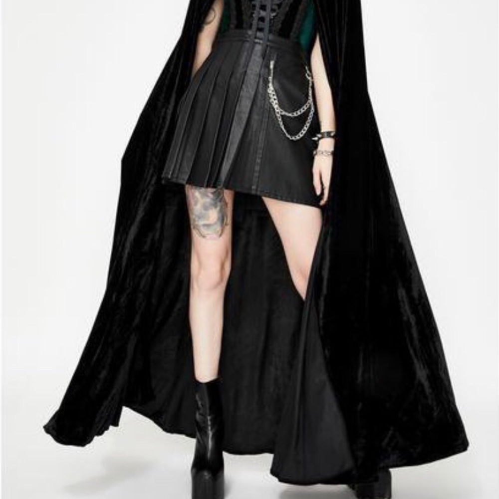 Necessary Evil Thalia Velvet Cape
